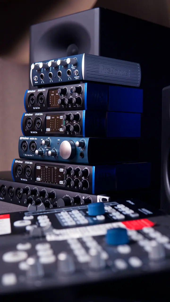 Audio interfész és konverter torony